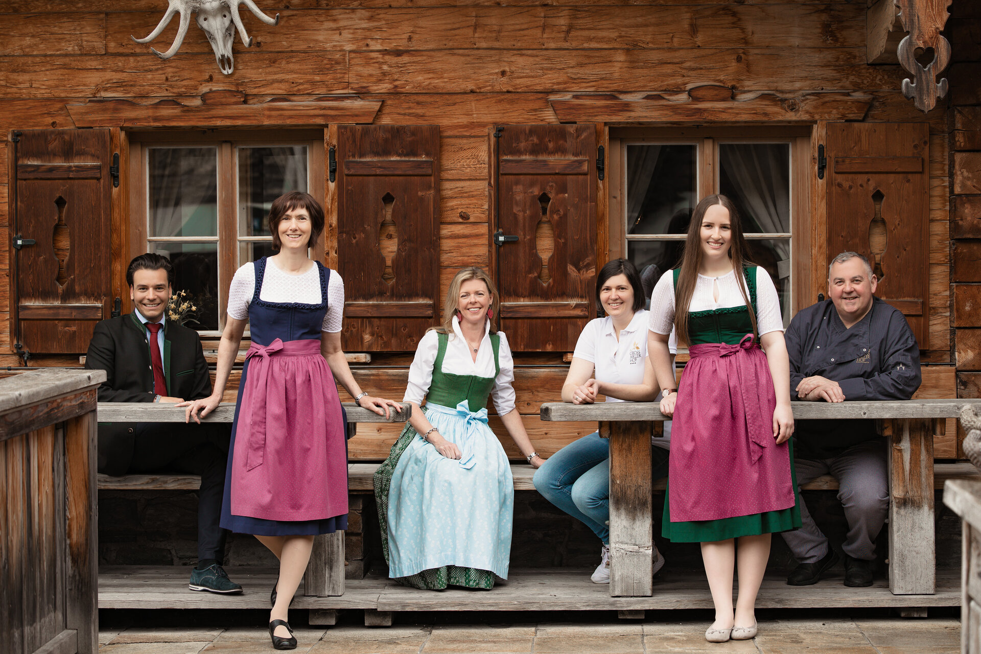  Bewirtungsteam eines Hotels mit Charme in Österreich