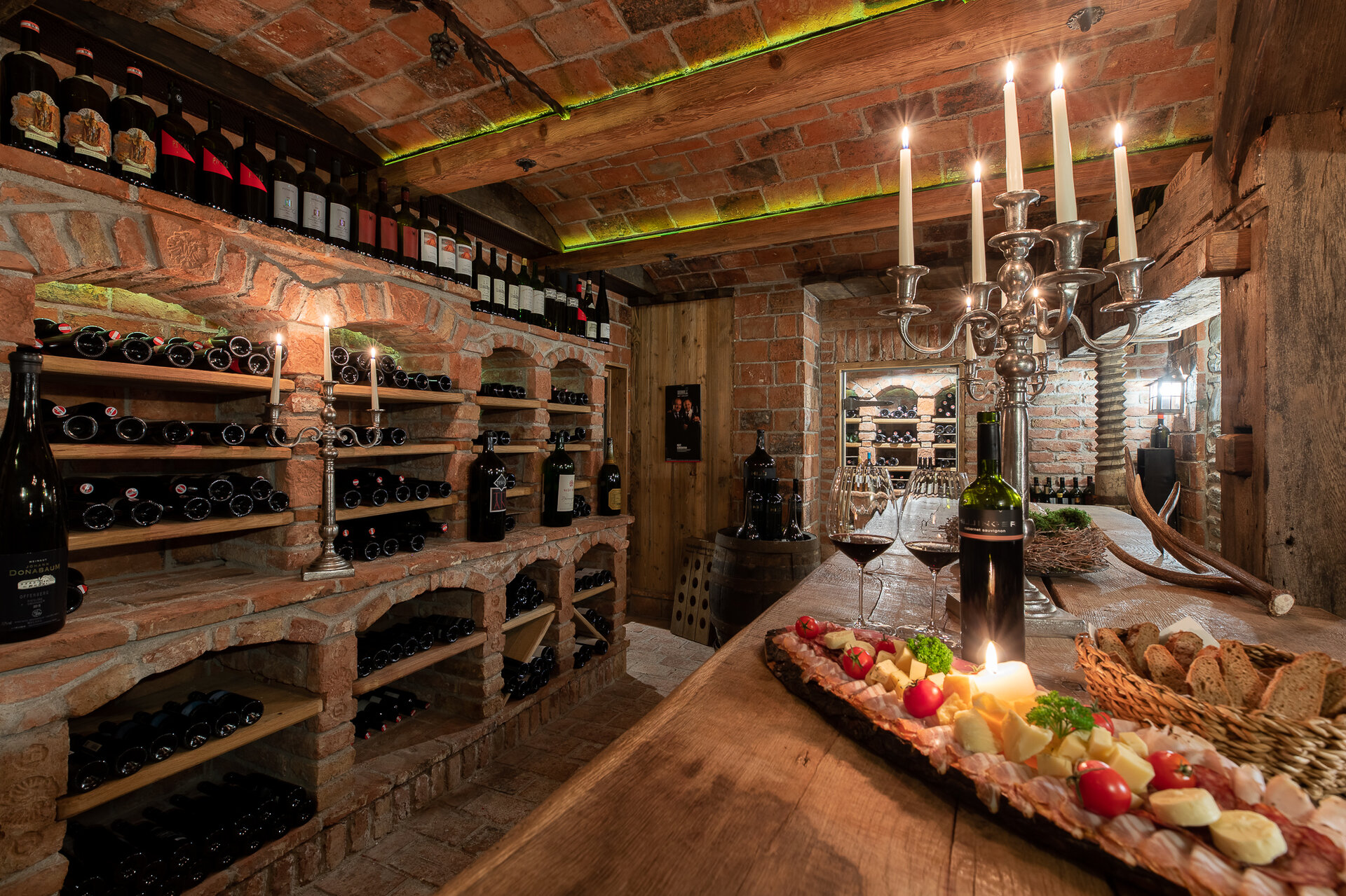 wine cellar in the hotel in Großarl