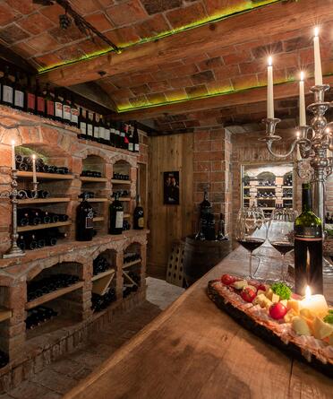 wine cellar in the hotel in Großarl