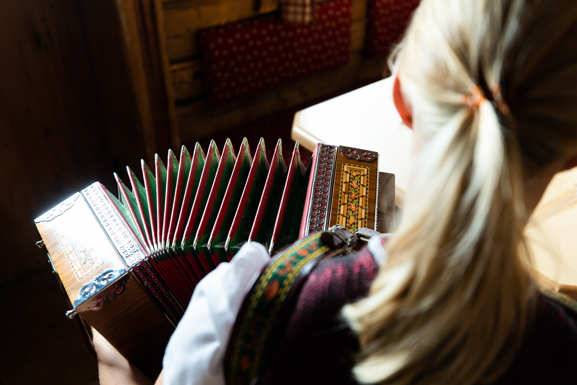 music at the Mooslehenalm in summer