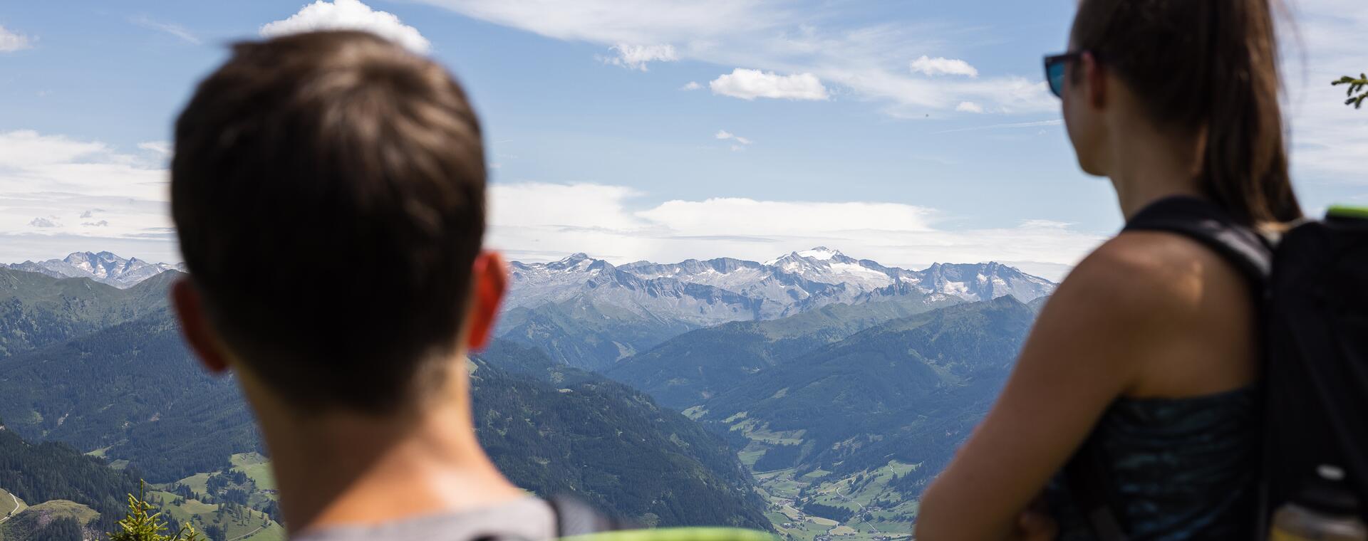 view mountains in the Grossarl valley