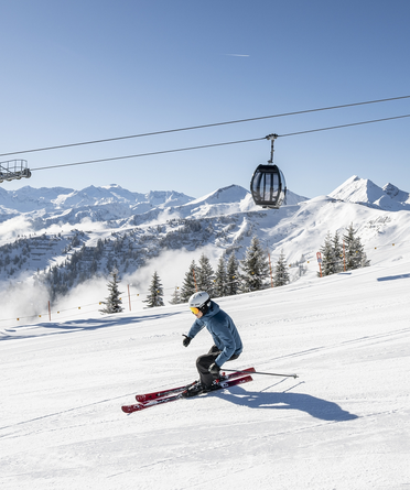 Skifahren bei der Panoramabahn in Großarl