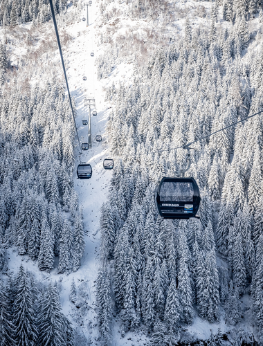 Kieserlbahn cable car in the Grossarltal-Dorfgastein ski area
